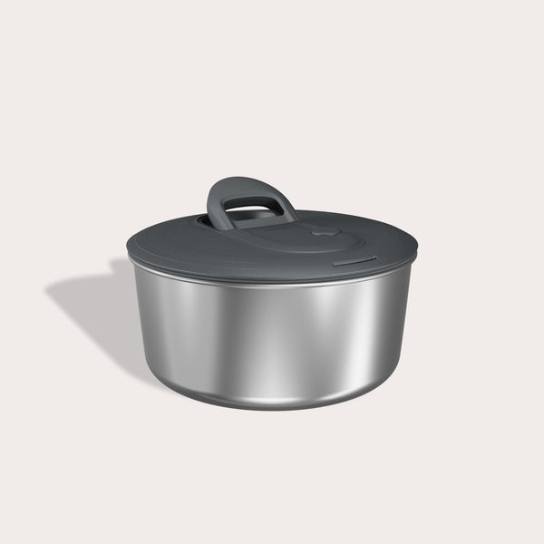 Easy Spin Salad Spinner Stainless Steel - Zyliss UK